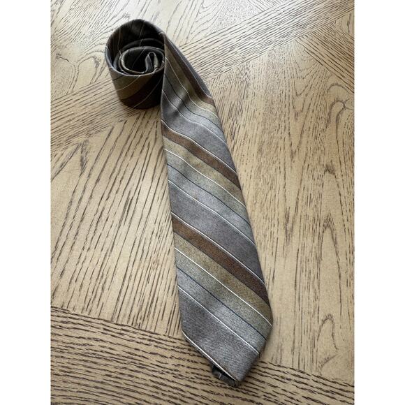 John Weitz‎ Striped Tie - Picture 1 of 3